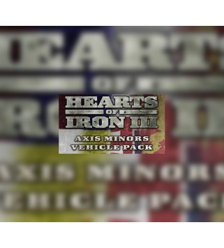 Hearts of Iron III - Axis Minors Vehicle Pack DLC Steam Key GLOBAL